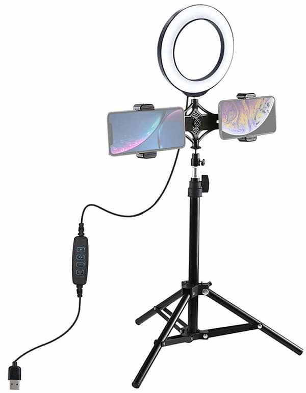 Фото - Набір для блогера Puluz USB LED Lamp 6.2" PKT3037 + штатив 70 cм