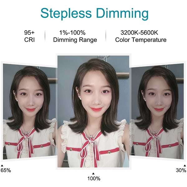 Фото - Набор для блогера Puluz USB LED Lamp PKT3069B 10.2" + штатив 1.1 м