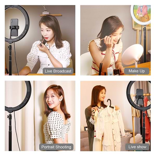 Фото - Набор для блогера Puluz USB LED Lamp PKT3069B 10.2" + штатив 1.1 м