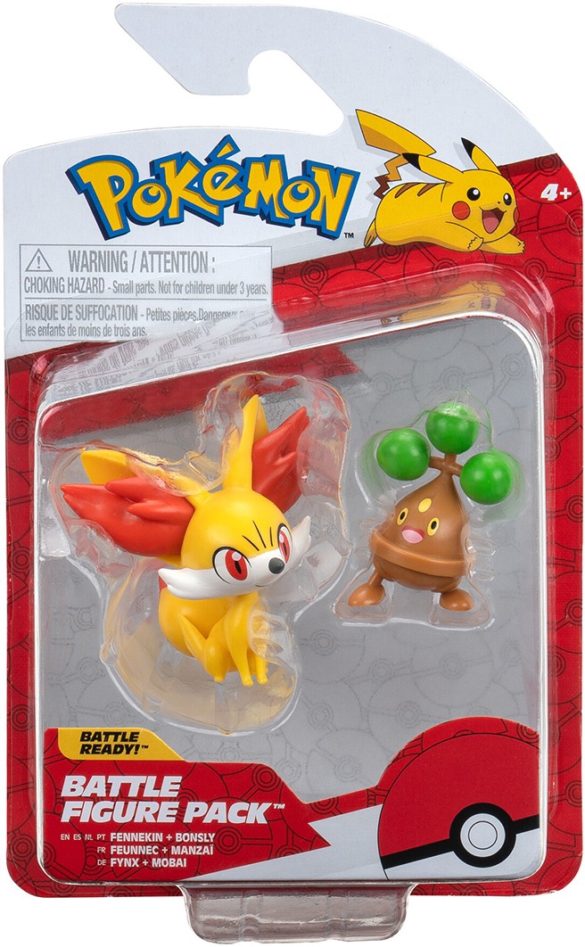 Фото - Набір ігрових фігурок Pokemon W16 - ФЕНЕКІН И БОНСЛАЙ (PKW3012)