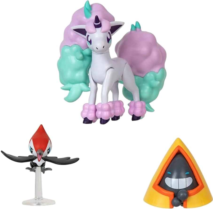 Набор игровых фигурок Pokemon W17 - СНОРАНТ, ПИКИПЕК, ПОНИТА (PKW3053)
