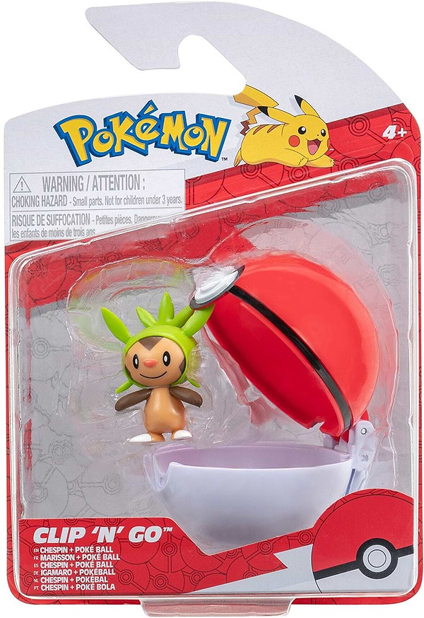 Фото - Набір ігрових фігурок Pokemon W14 - ЧЕСПІН У ПОКЕБОЛІ (PKW3134)