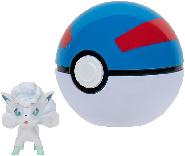 Фото - Набір ігрових фігурок Pokemon W14 - АЛОЛА ВУЛЬПІКС У ПОКЕБОЛІ (PKW3135)