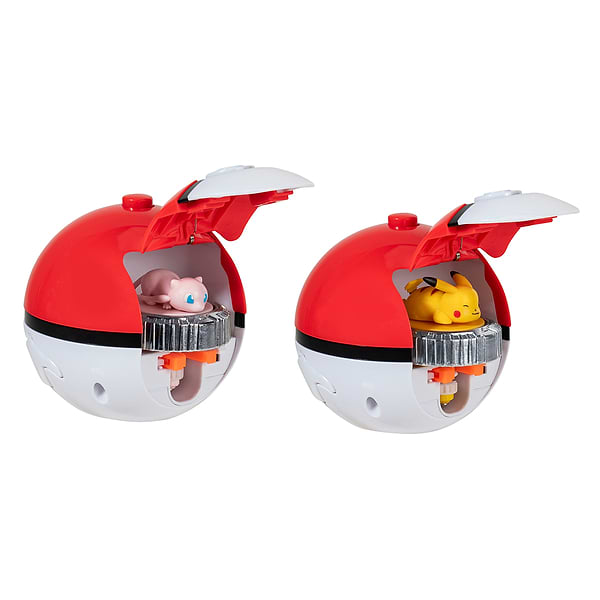 Фото - Набір ігрових фігурок Pokemon ПОДВІЙНИЙ БАТЛ ПІКАЧУ І М'Ю (PKW4403)