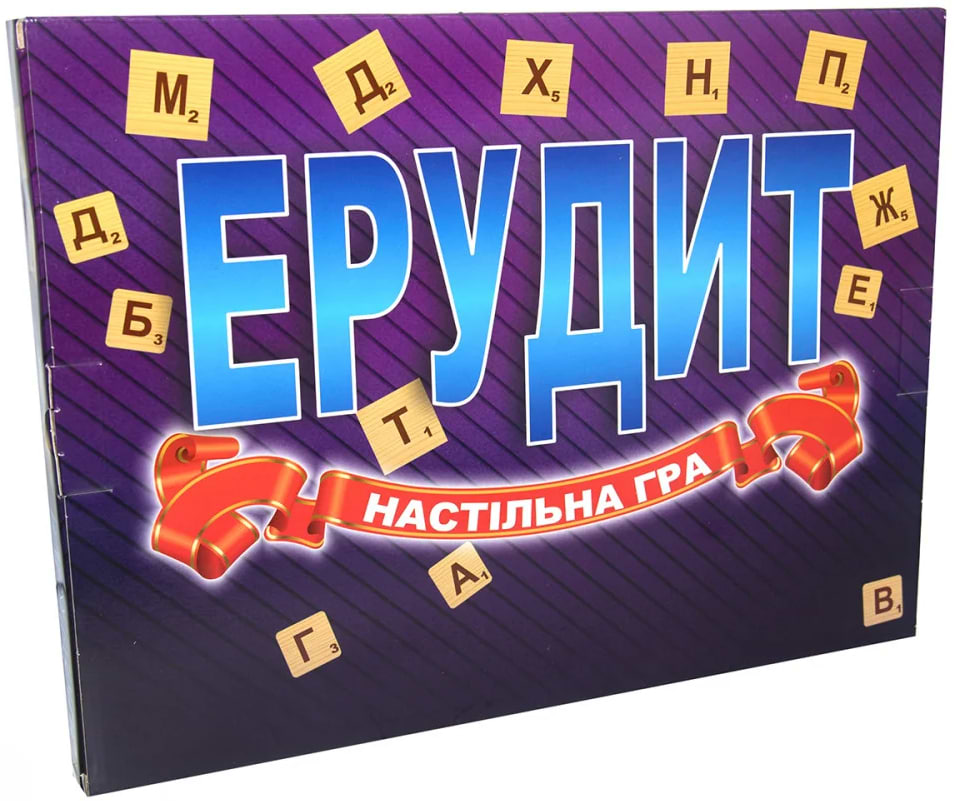 Настільна гра розвиваюча (8+) Strateg Ерудит, укр (30451) - Фото 1