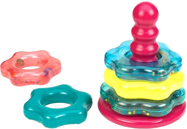 Фото - Пирамидка Battat Lite цветная 7 предметов (BT2579Z)