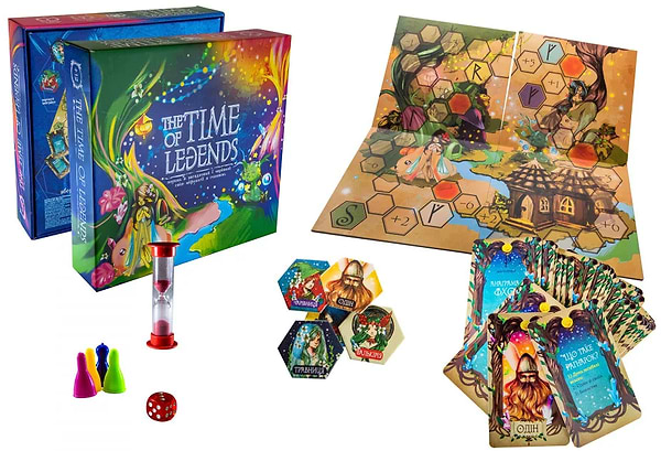 Фото - Настольная игра общение (12+) Strateg "The time of legends/ Время легенд" укр (30267)