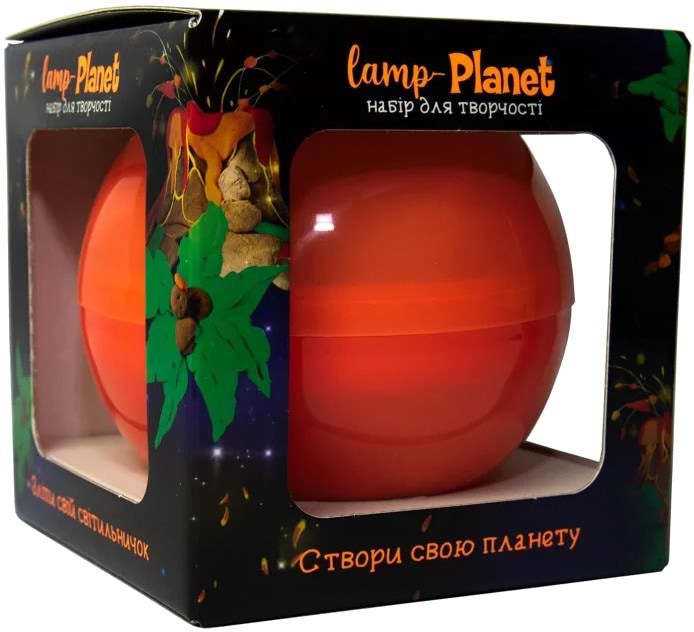 Набор для изготовления игрушек Strateg Lamp-planet Оранжевый (30222)