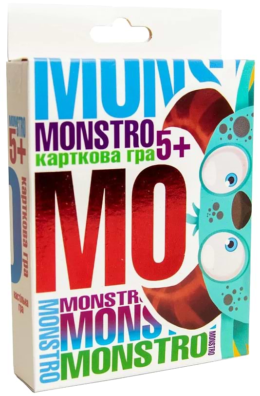 Настільна гра карткова (5-7 років) Strateg Monstro (укр) (32068) - Фото 1