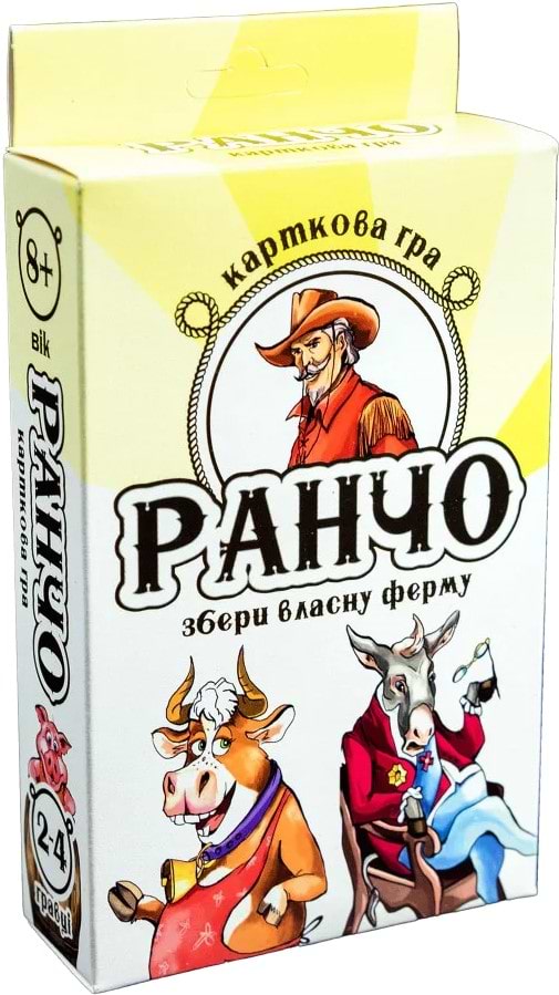 Настільна гра розважальна (8 +) Strateg Ранчо укр. м. (30220) - Фото 1