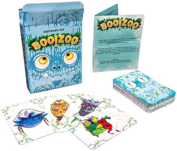 Фото - Настільна гра (8+) Strateg "BOO!ZOO", укр (30219)