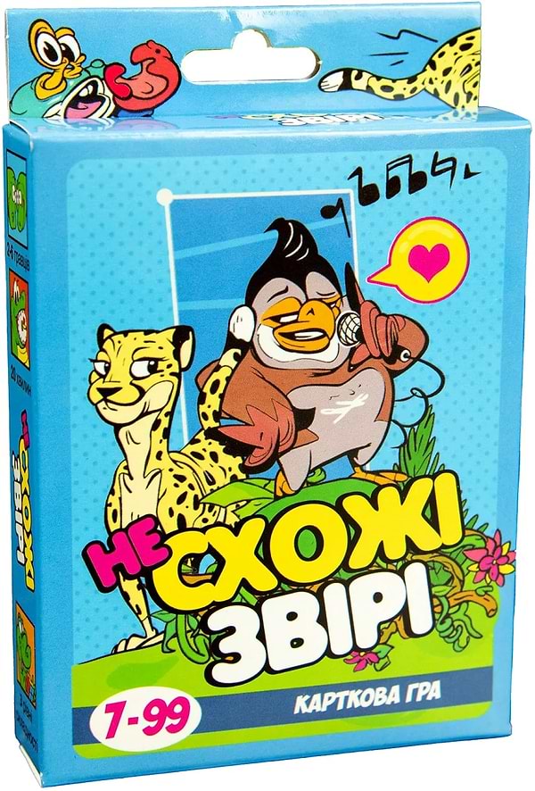 Фото - Настольная игра (5-7 лет) Strateg "Непохожие звери", укр (30223) Фото - Настольная игра (5-7 лет) Strateg "Непохожие звери", укр (30223)