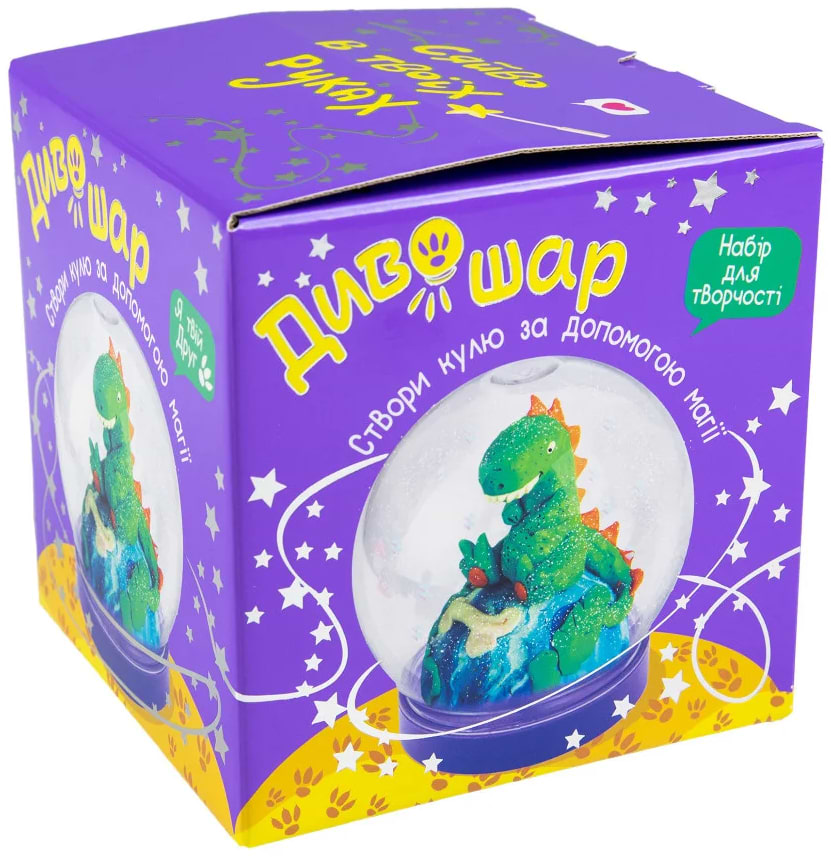 Маса для ліплення Strateg "Диво шар - дракончик" (71322)