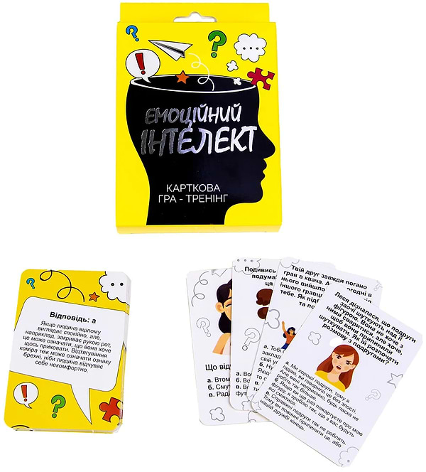 Фото - Настільна гра (12+) Strateg розважальний тренінг українською мовою "Емоційний інтелект"(30237)