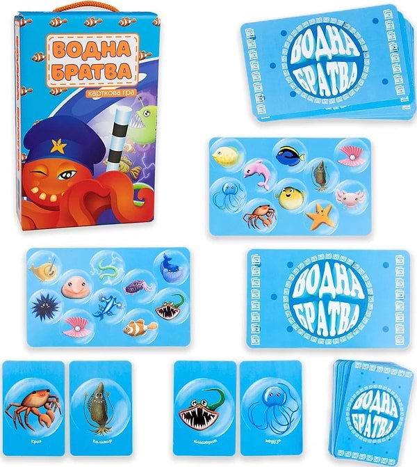Фото - Настільна гра (5-7 років) Strateg Водна братва (укр. м) (30284)