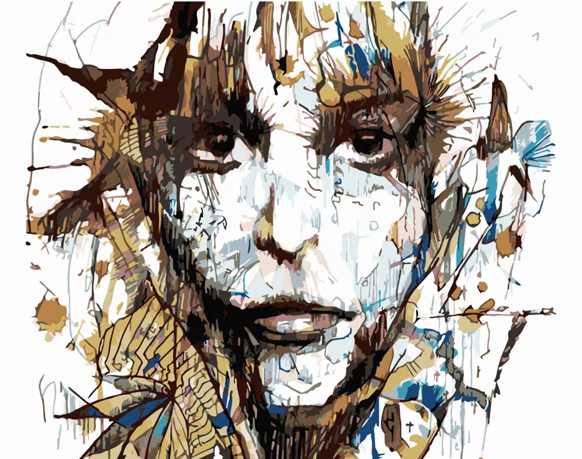 Картина за номерами Strateg Чайний портер 40х50 см (DY148)