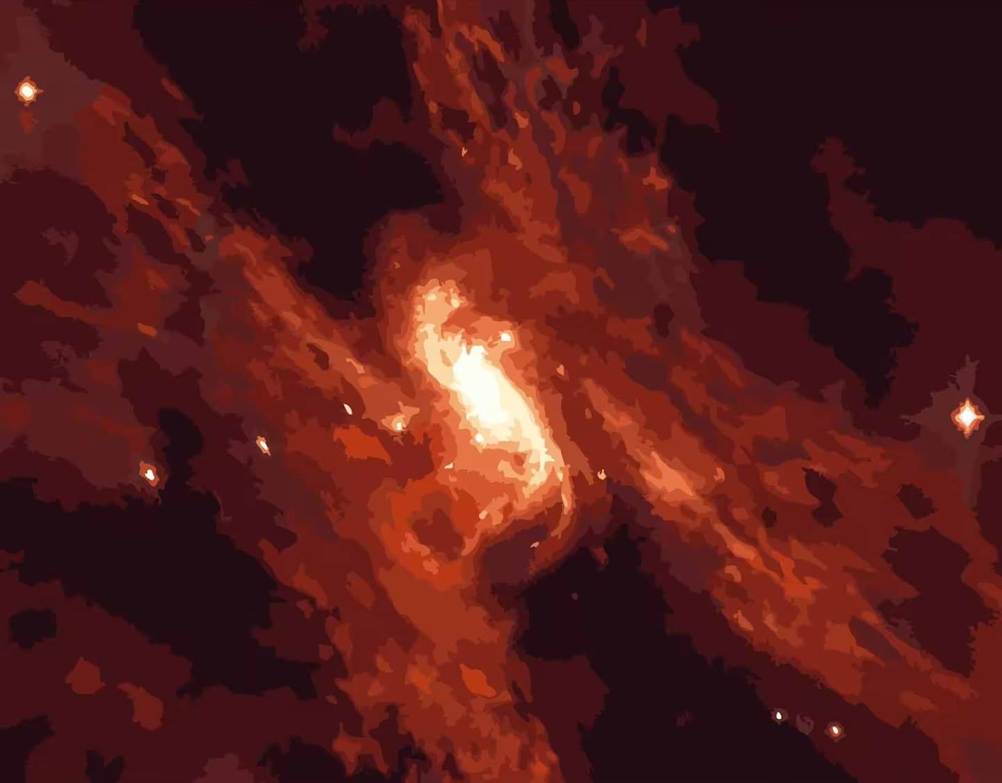 Картина за номерами Strateg Чумацький шлях 40х50 см (DY174)