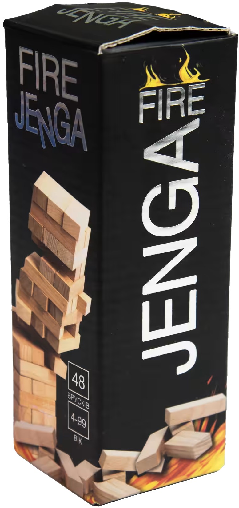 Фото - Настольная игра (5-7 лет) Strateg Fire Jenga 48 брусков (30848) Фото - Настольная игра (5-7 лет) Strateg Fire Jenga 48 брусков (30848)