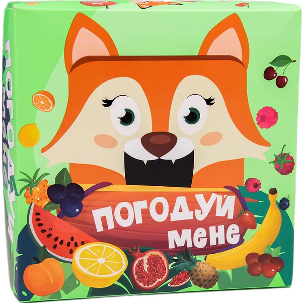 Фото - Настольная игра развивающая (3-4 года) Strateg Покорми меня - лисичка (укр.яз.) (30347)