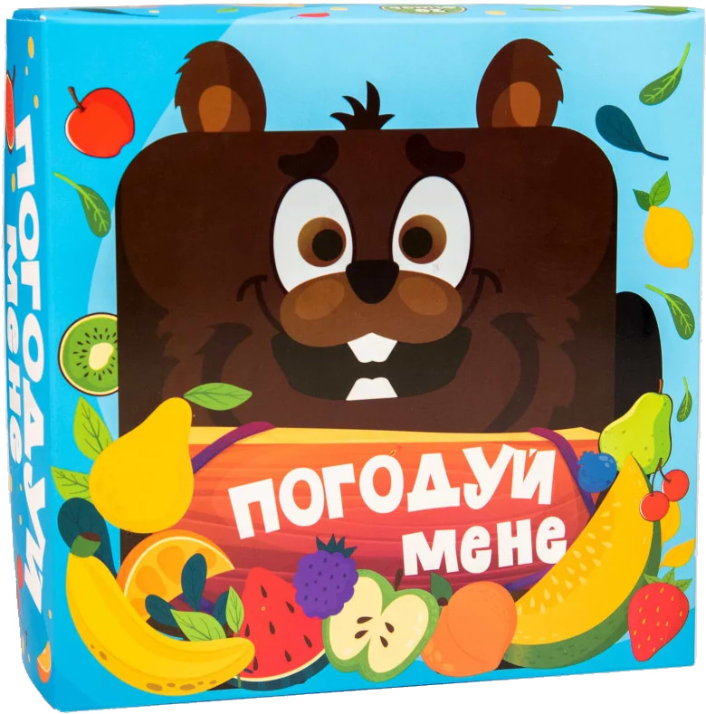 Настільна гра розвиваюча (3-4 роки) Strateg Погодуй мене -  бобер (укр. м.) (30378) - Фото 1