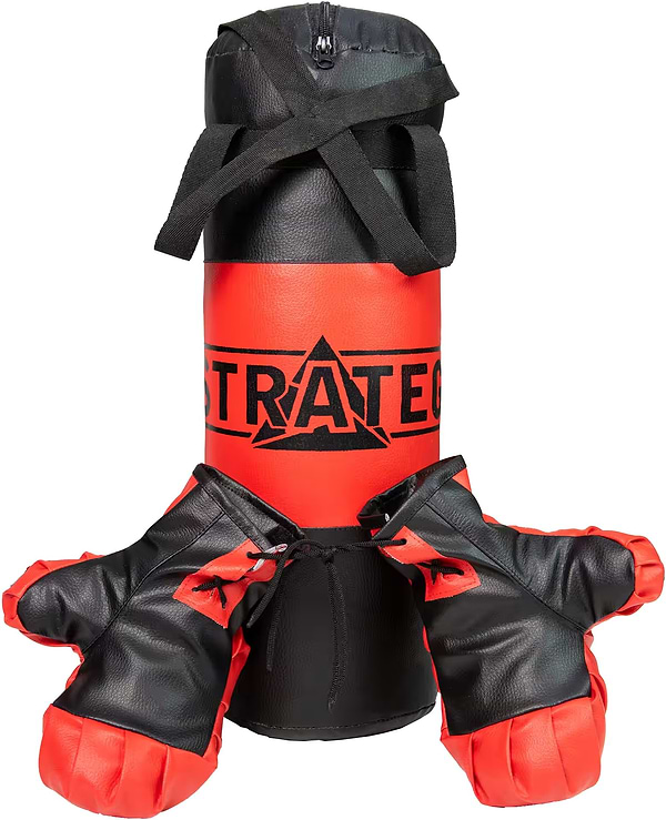 Фото - Бокс Strateg червоно-чорний середній (2075) Фото - Бокс Strateg червоно-чорний середній (2075)