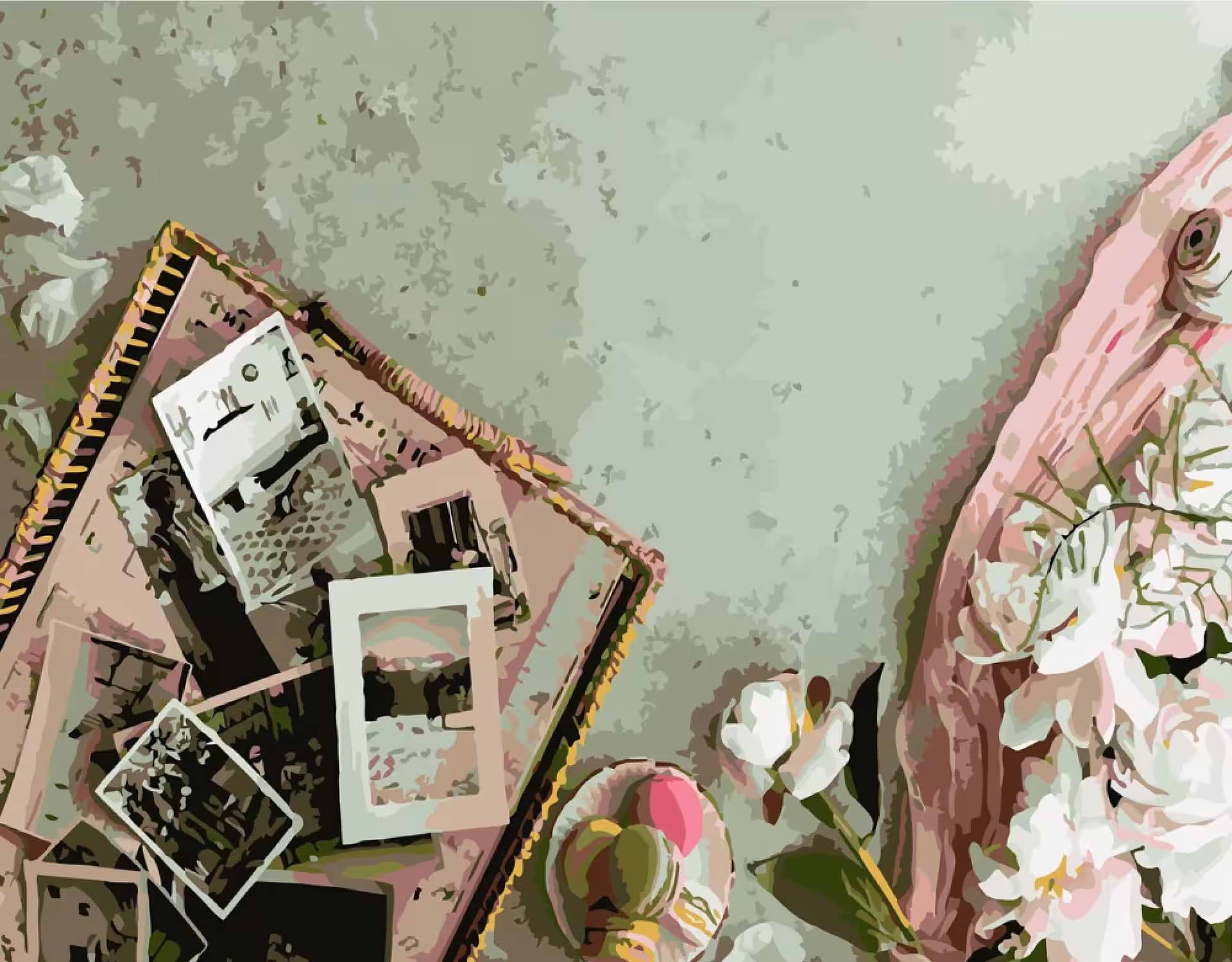 Картина за номерами Strateg Спогади 40х50 см (GS316)