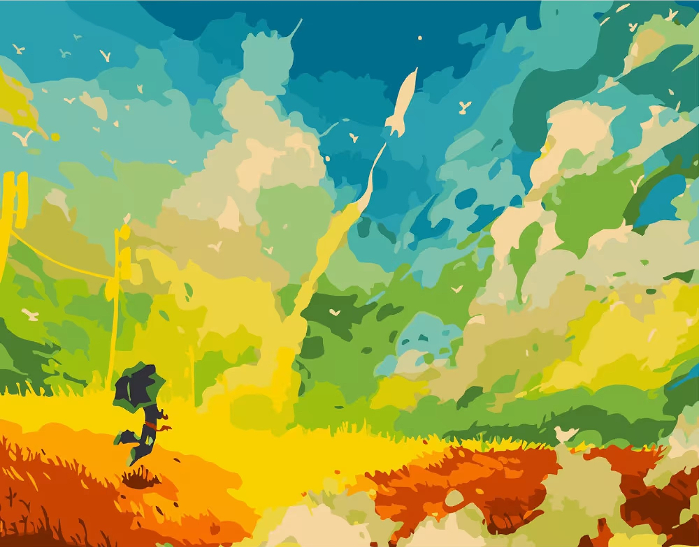 Картина за номерами Strateg Мрійливість 40х50 см (GS331)