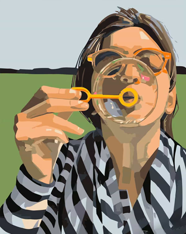 Фото - Картина по номерам Strateg Мыльный пузырь 40х50 см (GS596)