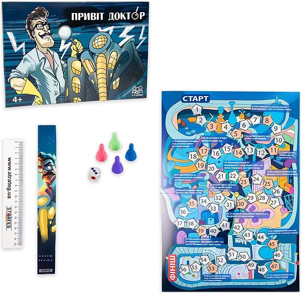 Фото - Настільна гра (3-4 роки) Strateg Привіт лікаря (30779)