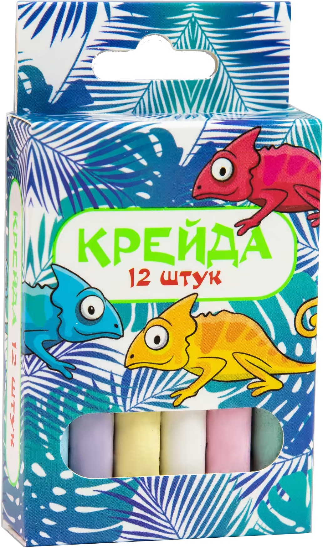 Набір крейди Strateg 12 шт. (50106) - Фото 1