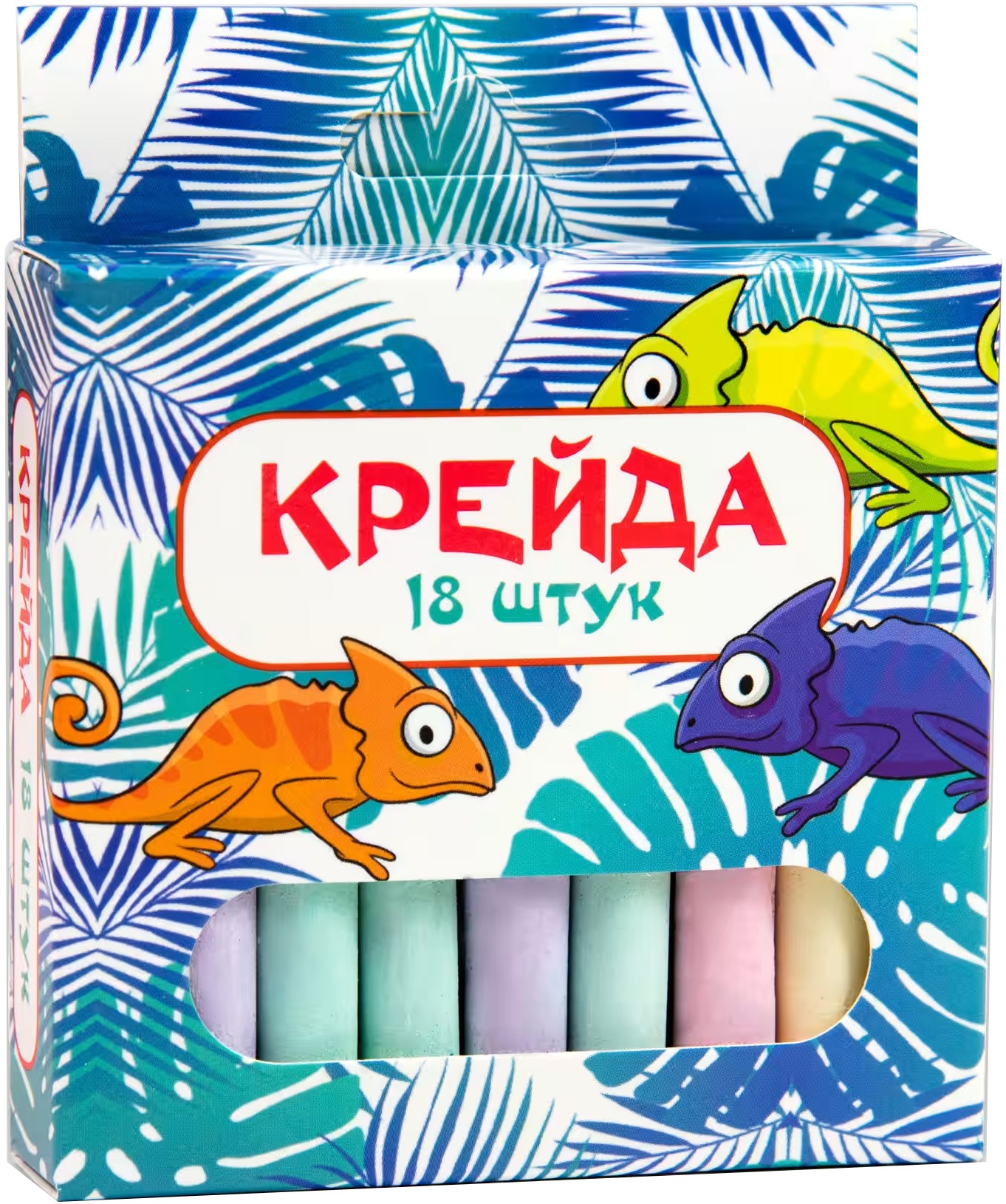 Набір крейди Strateg 18 шт. (50107)