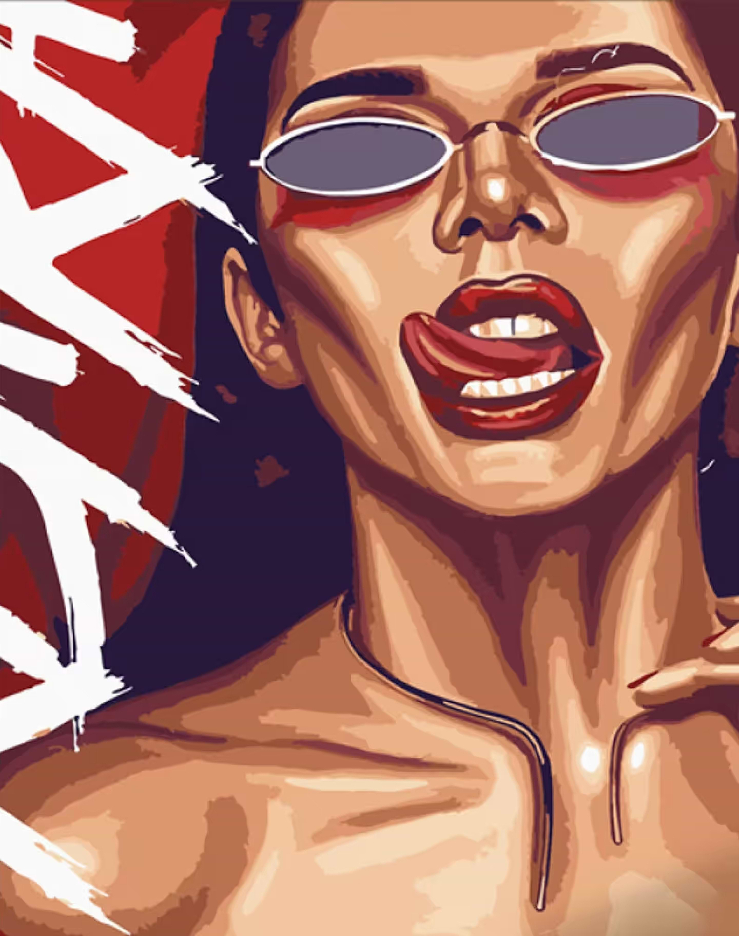 Картина за номерами Strateg Дівчина з перцем 40х50 см (DY370)