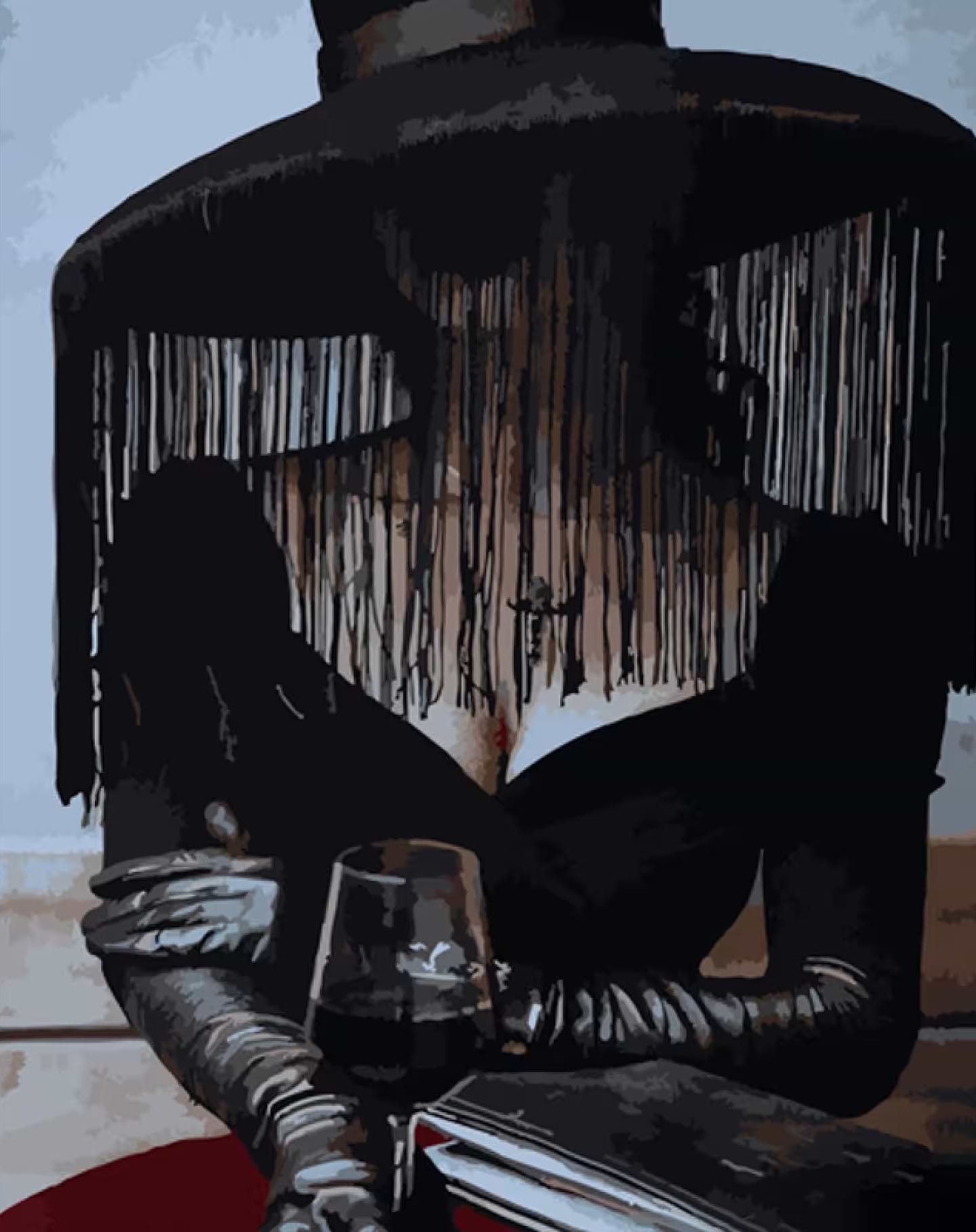 Картина за номерами Strateg Жінка під вуаллю 40х50 см (GS802) - Фото 1