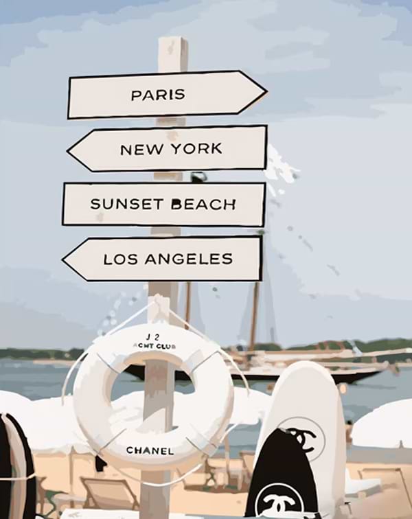 Фото - Картина по номерам Strateg Направления отдыха 40х50 см (GS823)