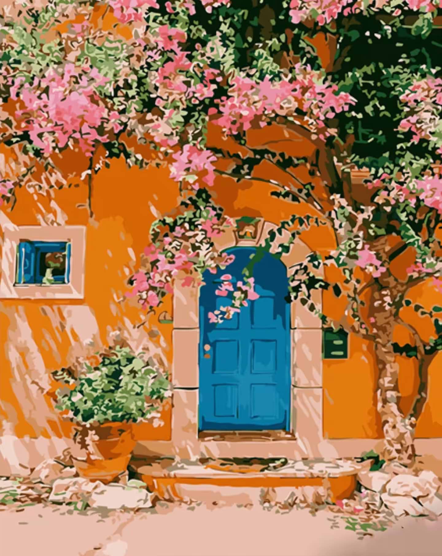 Картина за номерами Strateg Ґанок прованса 40х50 см (GS1268)