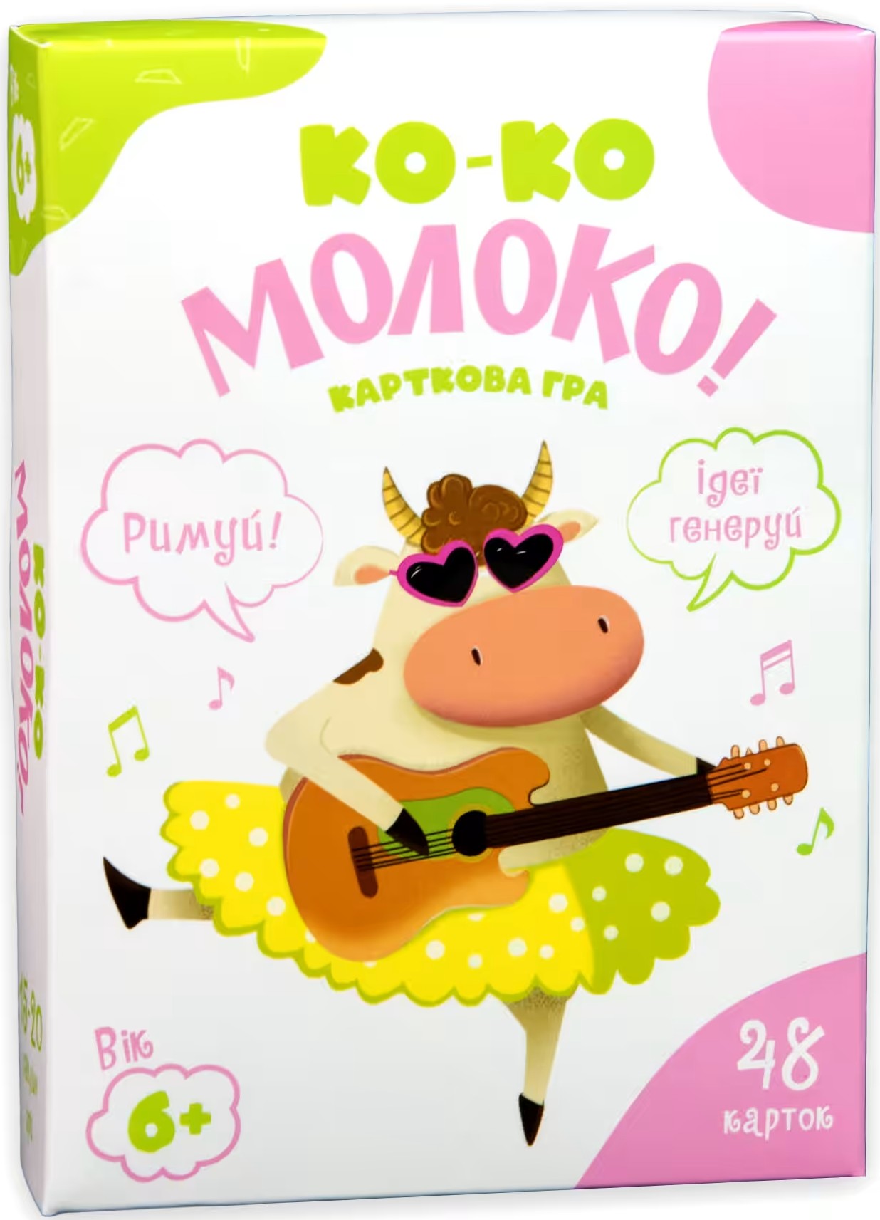 Настільна гра (5-7 років) Strateg Ко-ко Молоко розважальна українською мовою (30386) - Фото 1