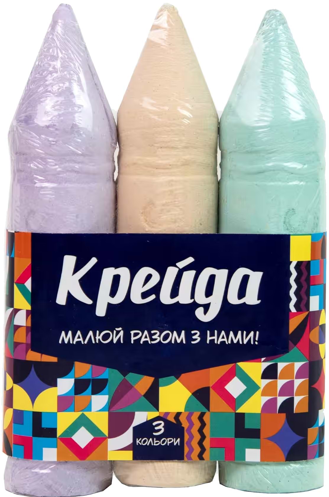 Набір крейди Strateg 3 шт. (50123)