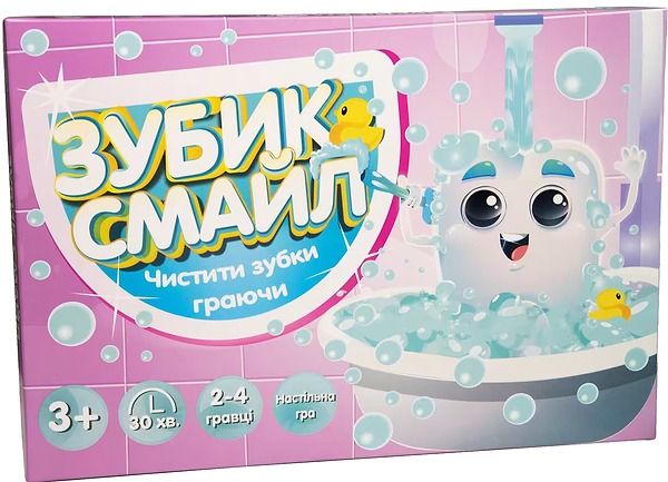 Фото - Настільна гра (3-4 роки) Strateg Зубик Смайл бродилка українською мовою (30398)