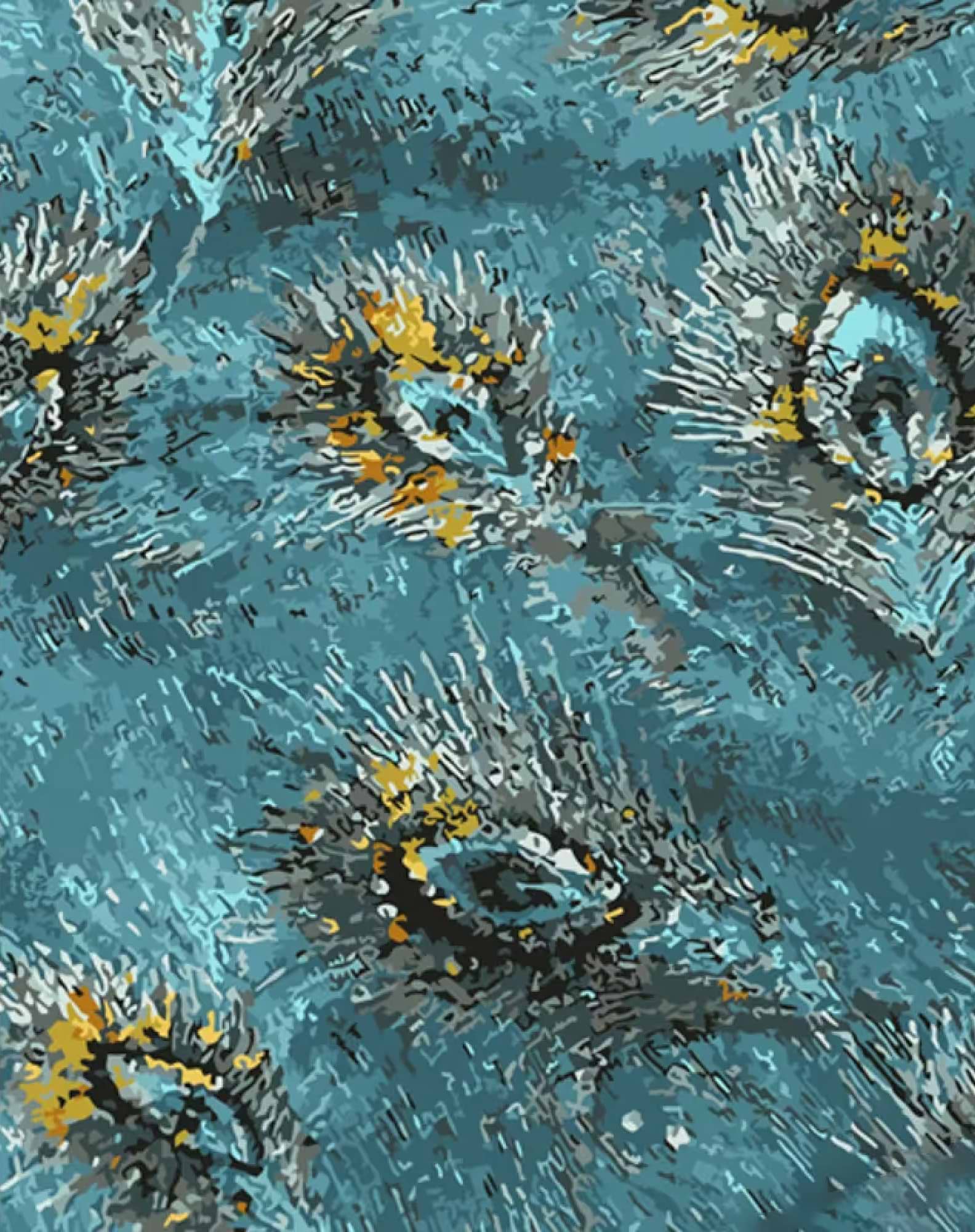 Картина за номерами Strateg Пір'я павича 40х50 см (GS1447)