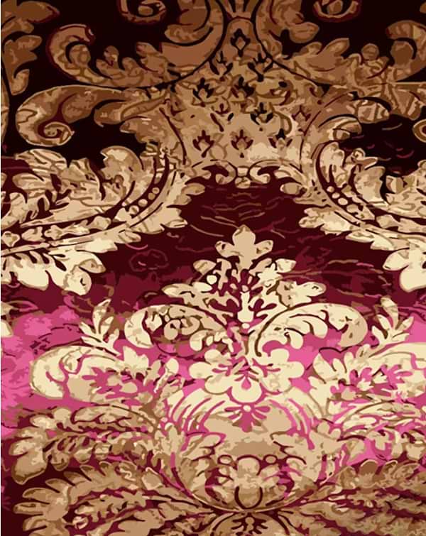 Фото - Картина по номерам Strateg Золотой узор 40х50 см (GS1454)