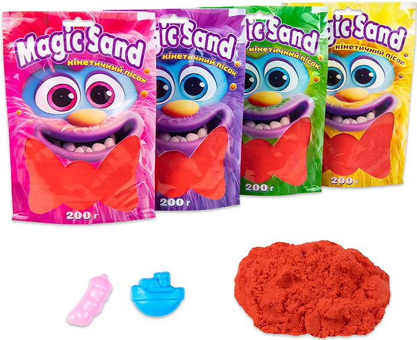 Фото - Кинетический песок Strateg Magic sand (39401-6) Фото - Кинетический песок Strateg Magic sand (39401-6)