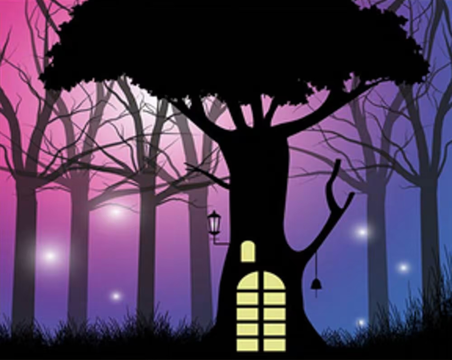 Алмазний живопис Strateg Казковий будиночок у зачарованому лісі 40х50 см (SK86006)