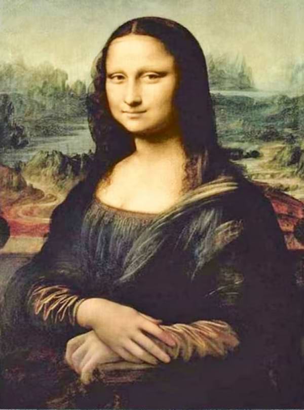 Фото - Алмазная живопись Strateg Леонардо да Винчи Мона Лиза 30х40 см (JSDF70887)