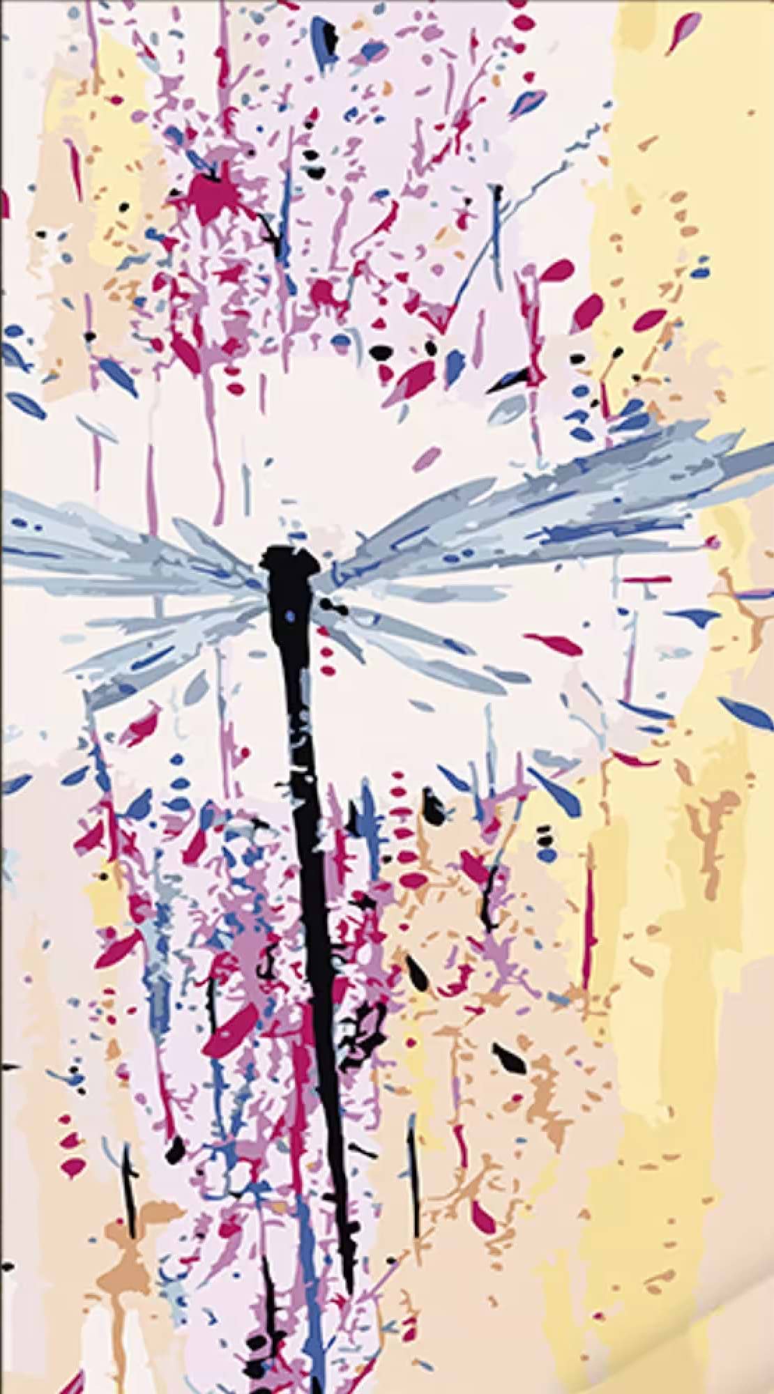 Картина за номерами Strateg Абстрактна бабка 50х25 см (WW237)