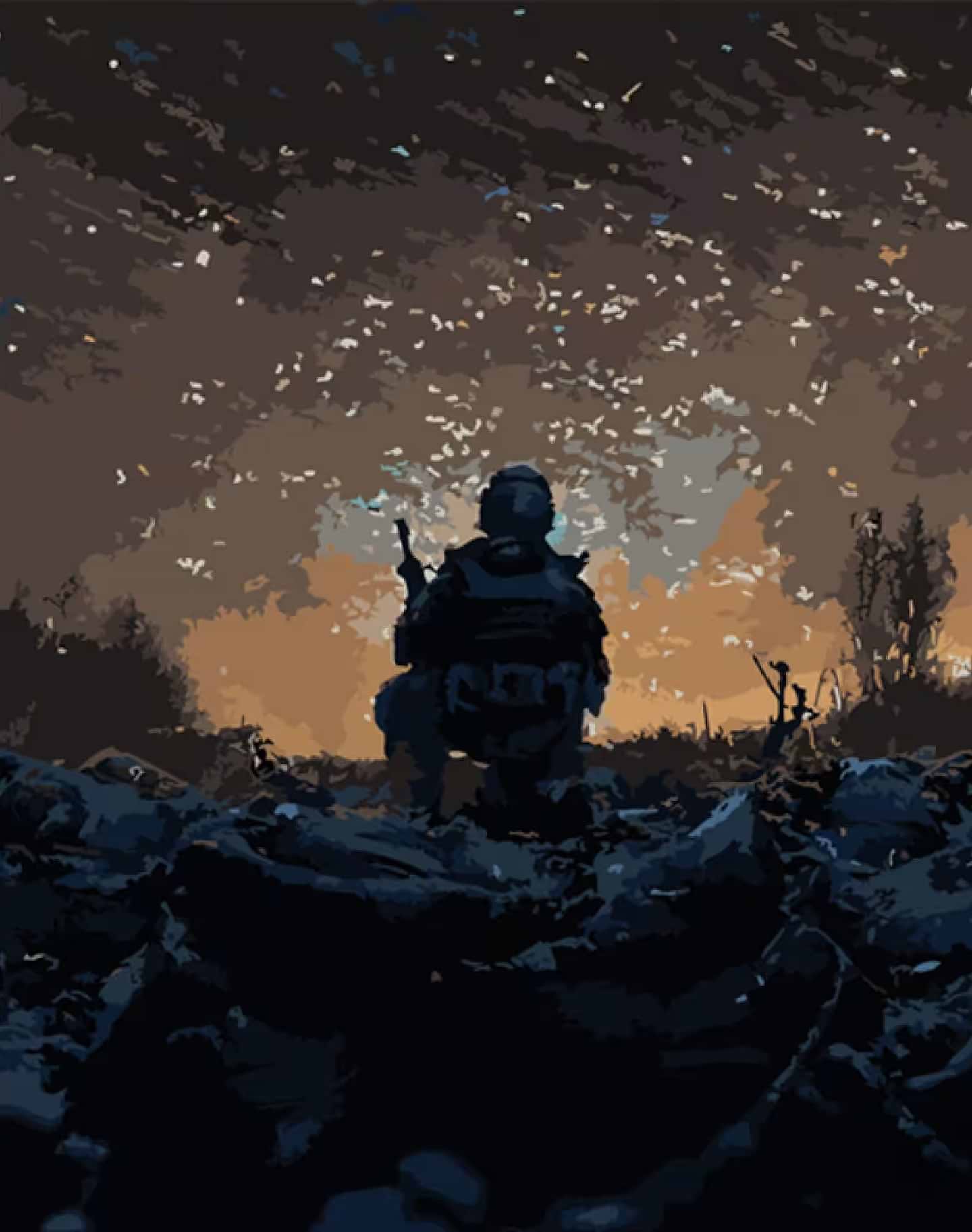 Картина за номерами Strateg На полі бою 40х50 см (DY332)