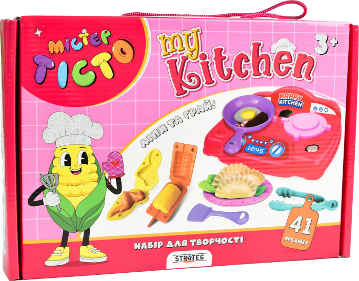 Ліплення з тіста Strateg Містер тісто My Kitchen українською мовою (41025) - Фото 1
