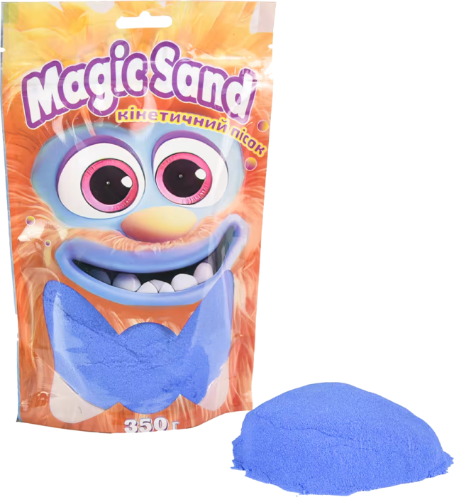 Фото - Кинетический песок Strateg Magic sand синий 0,350 кг (39402-9)