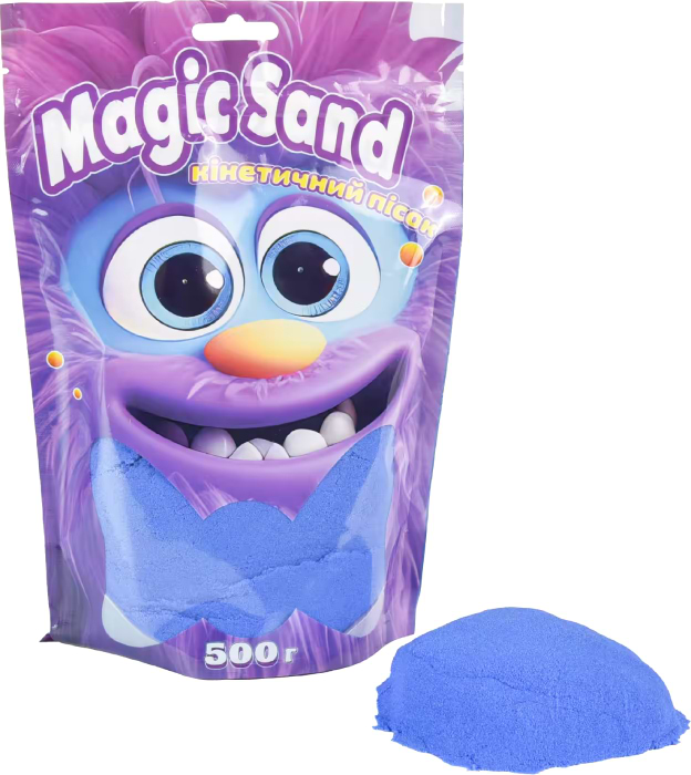 Кинетический песок Strateg Magic sand синий 0,500 кг (39403-9)