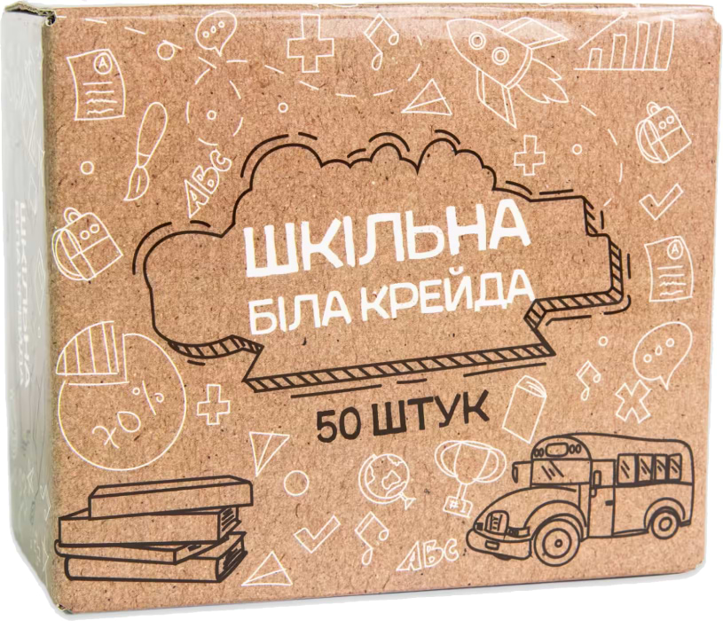 Купити Набір крейди Strateg Шкільна біла - 50 шт. (50133) - Фото 1 Набір крейди Strateg Шкільна біла - 50 шт. (50133) - Фото 1