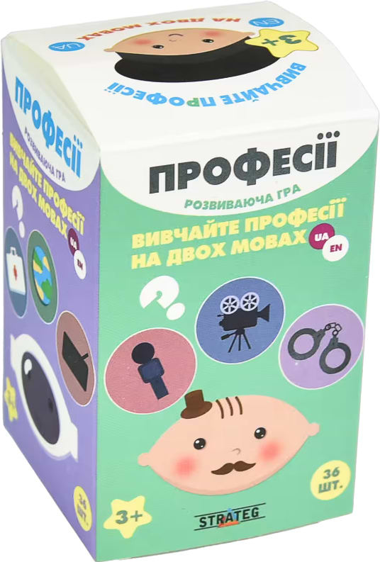 Купити Настільна гра (3-4 роки) Strateg Професії українською мовою, артикул (30773) - Фото 1 Настільна гра (3-4 роки) Strateg Професії українською мовою, артикул (30773) - Фото 1
